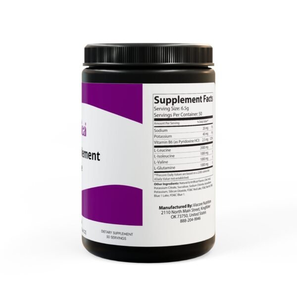 Zestifica BCAA Supplement, Grape (325g, 11.46oz, 50 servings) - Image 3