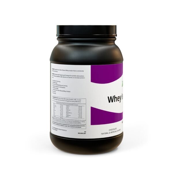 Zestifica Whey Isolate Protein Supplement (907g, 2lb) - Image 2