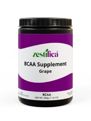 Zestifica BCAA Supplement, Grape (325g, 11.46oz, 50 servings)