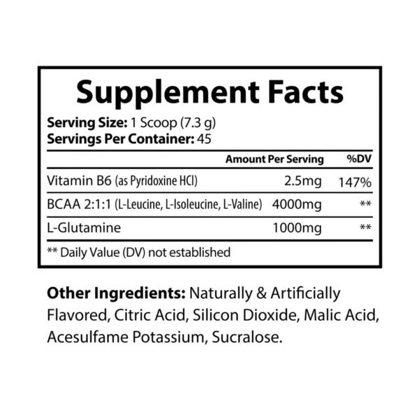 Zestifica BCAA Supplement, Watermelon (325g, 11.46oz, 45 servings) - Image 7
