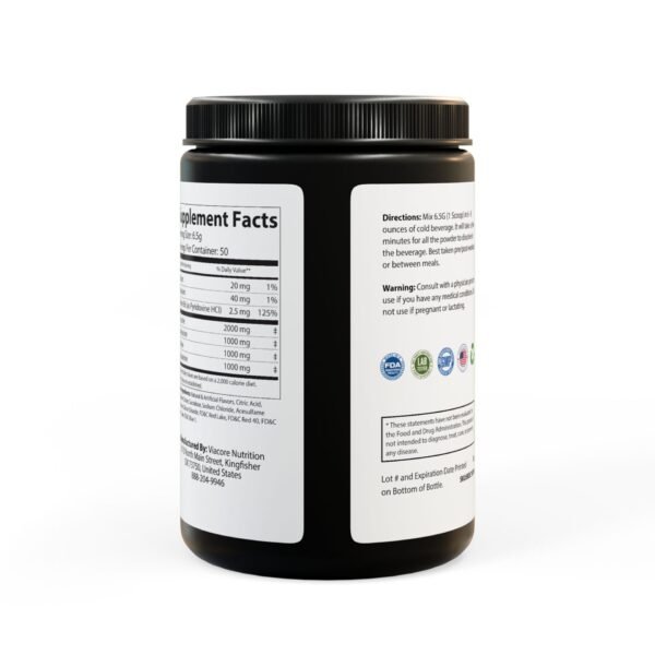Zestifica BCAA Supplement, Grape (325g, 11.46oz, 50 servings) - Image 4