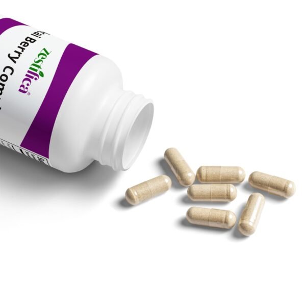 Zestifica Acai Berry Complex Supplement (60 Capsules) supplement Spilled Out from Bottle