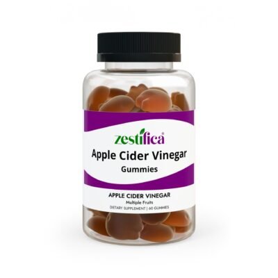 Front view of Zestifica Zestifica Apple Cider Vinegar Gummies (60 Gummies) bottle