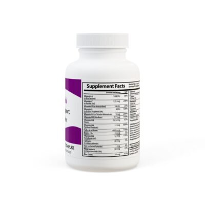 Side view of Zestifica Brain Support Complex Supplement (60 Capsules) packaging