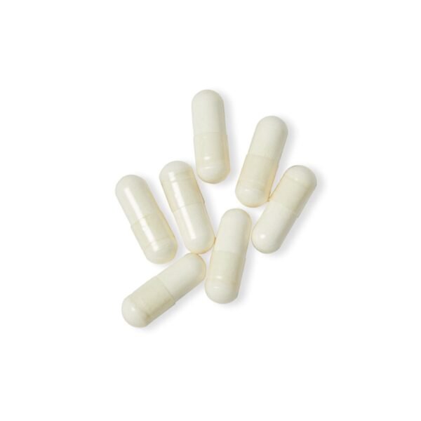 Close-up image showing Zestifica L-Arginine supplement capsules (60 Capsules)