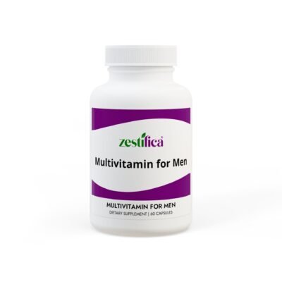 Front view of Zestifica Zestifica Multivitamin for Men Supplement (60 Capsules) bottle