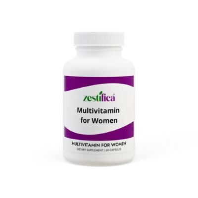 Front view of Zestifica Multivitamin for Women Supplement (60 Capsules) bottle