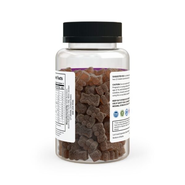 Complete back view of Zestifica Zestifica Multivitamin Gummies for Adults (60 Gummies) bottle